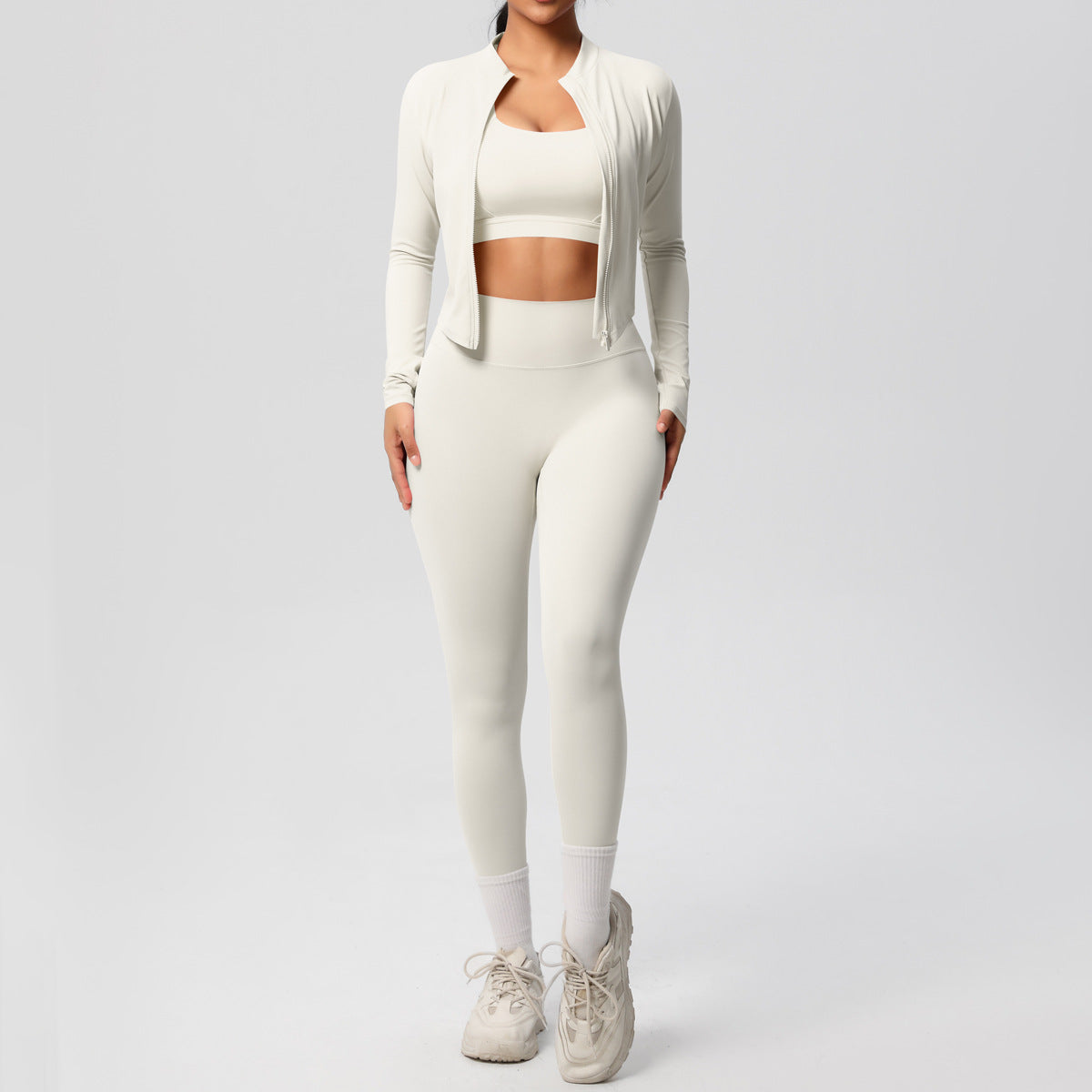 Ensemble de yoga moulant pour sports de plein air