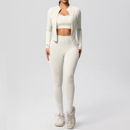Ensemble de yoga moulant pour sports de plein air