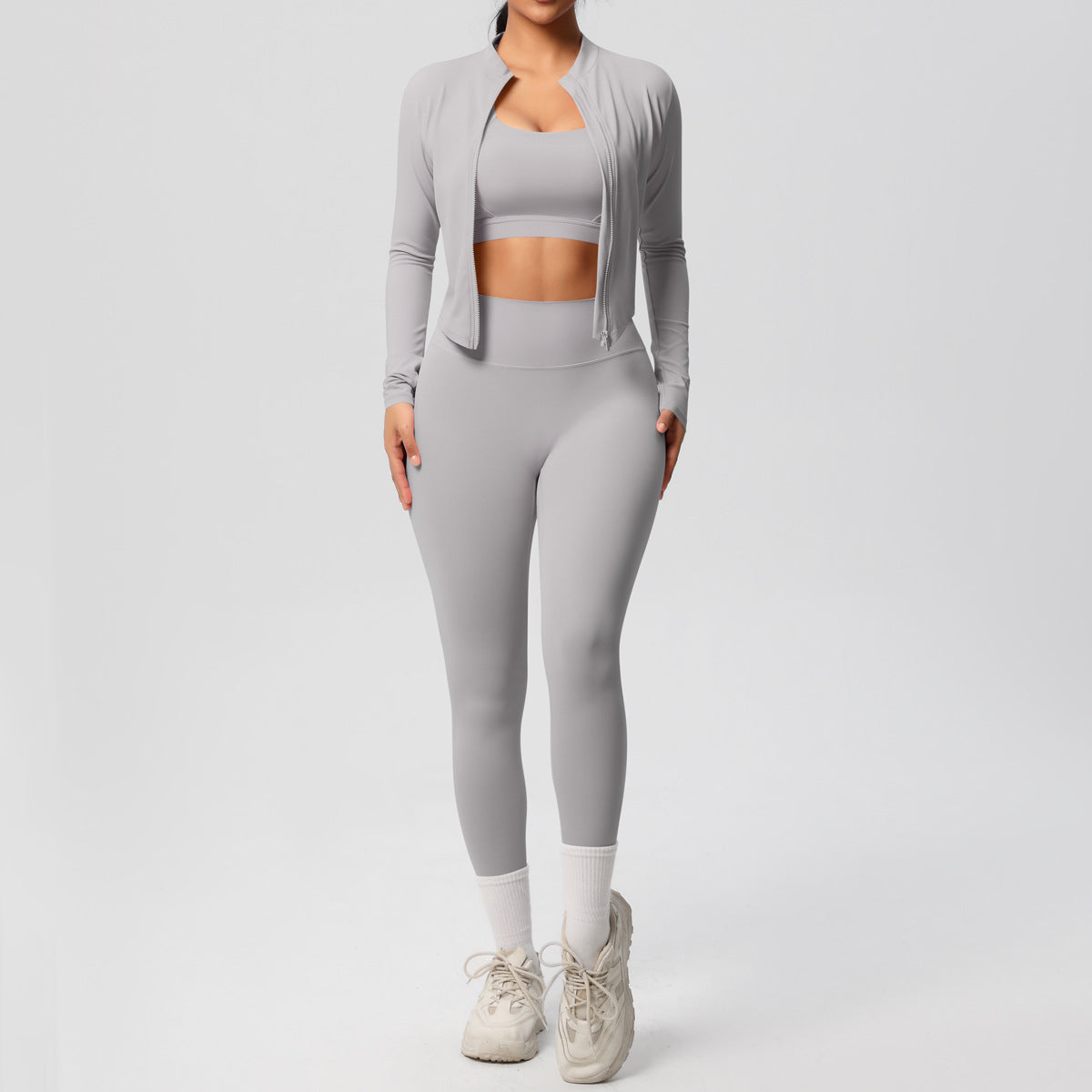 Ensemble de yoga moulant pour sports de plein air