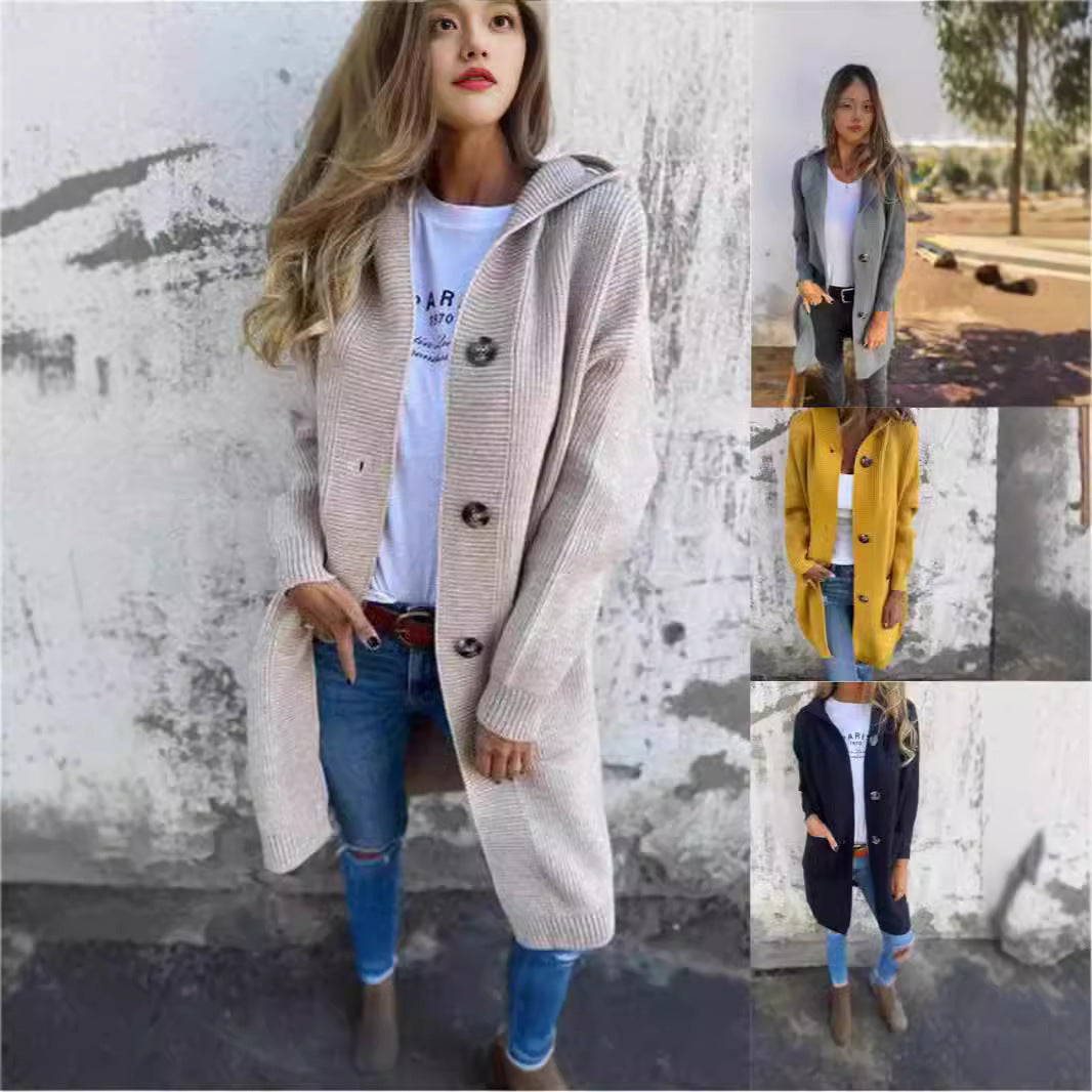 Gilet mi-long en maille