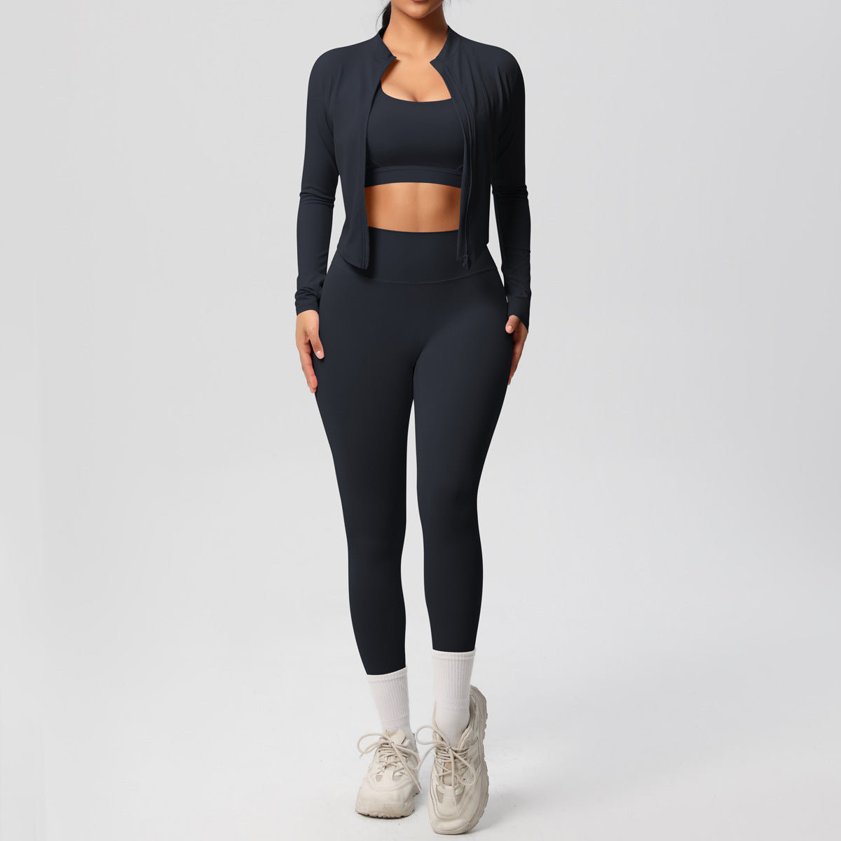 Ensemble de yoga moulant pour sports de plein air