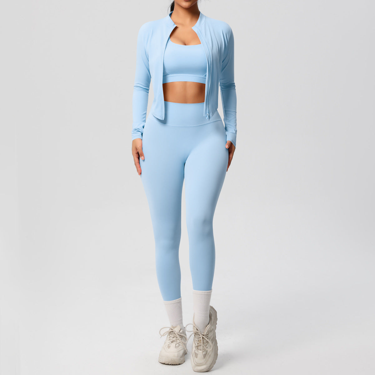 Ensemble de yoga moulant pour sports de plein air