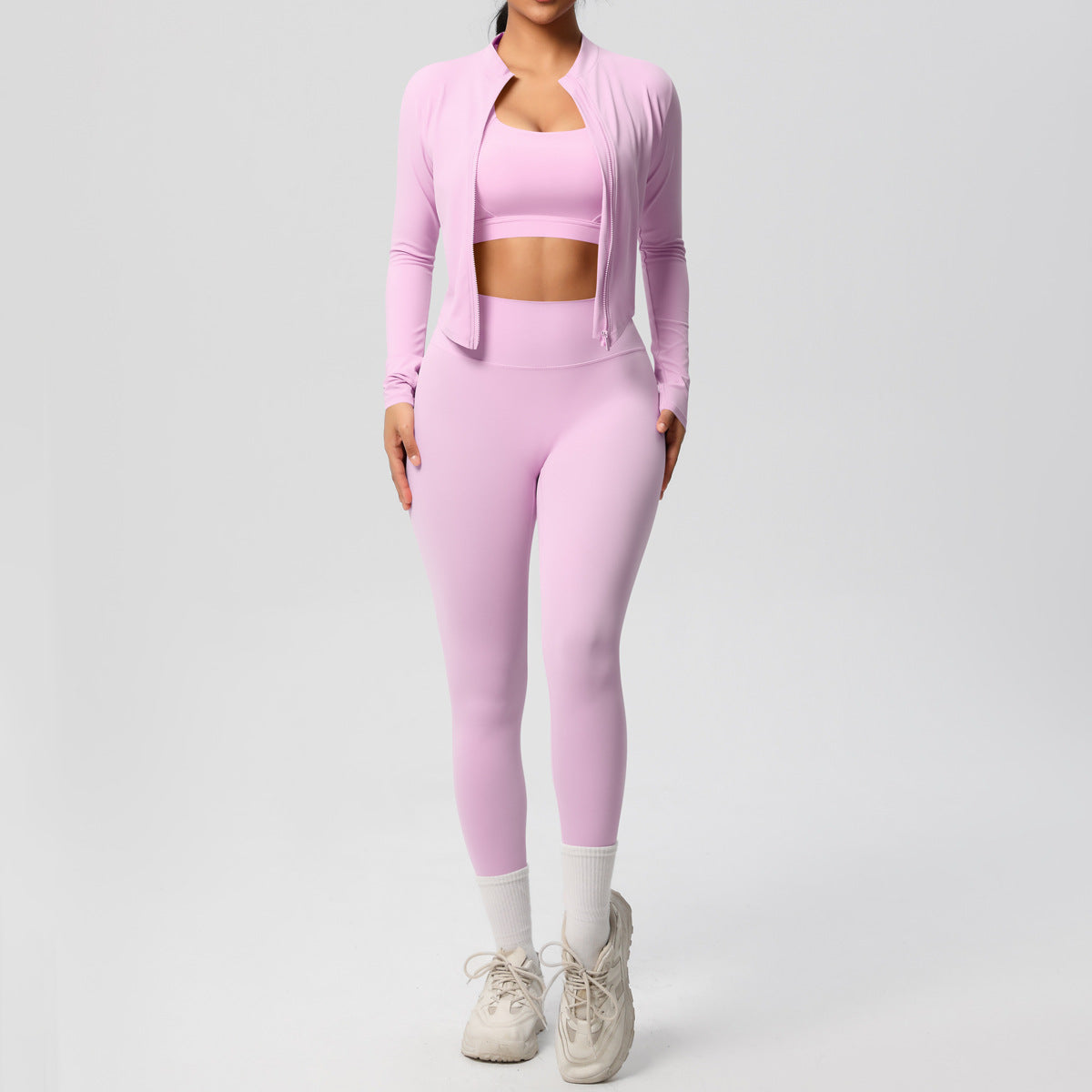Ensemble de yoga moulant pour sports de plein air