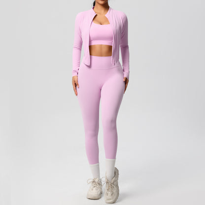 Ensemble de yoga moulant pour sports de plein air